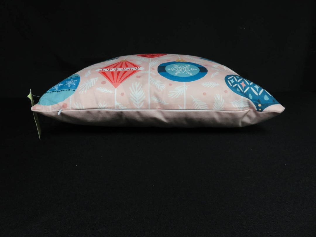 Pink Holiday Pillow