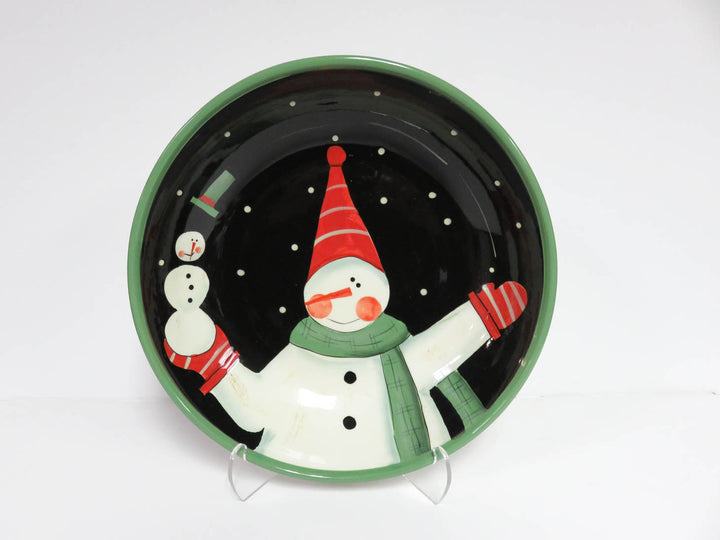 Snowman & Friend Serving Bowl