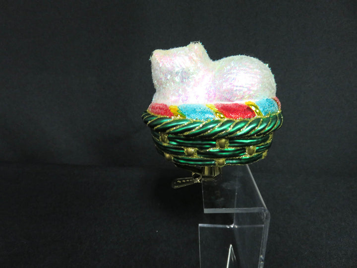 Cat in a Basket Ornament