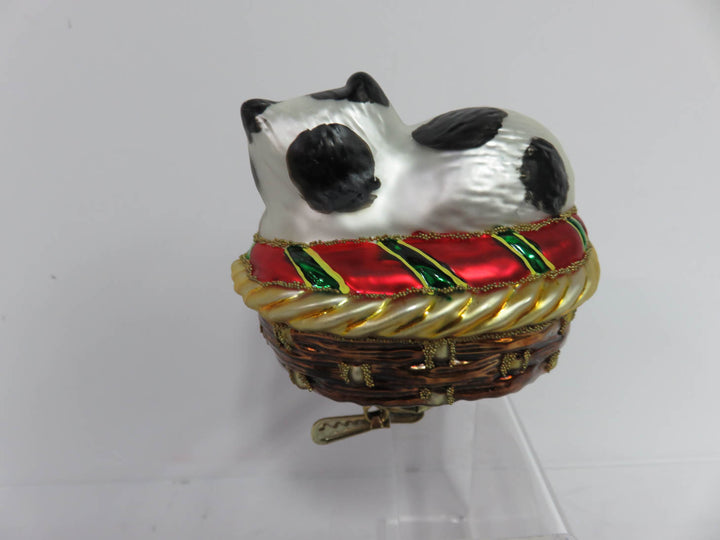 Cat in a Basket Ornament