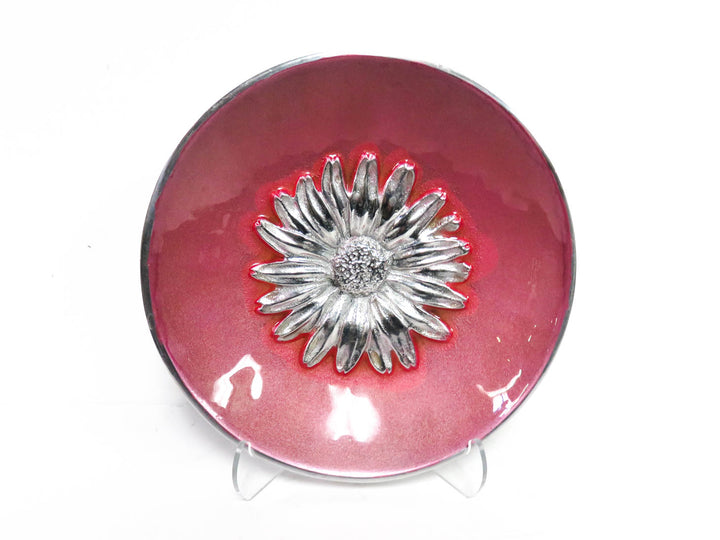 Mariposa Pink Daisy Relief Bowl