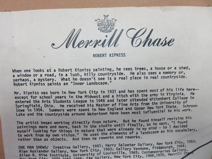 "Hillside Path" Lithograph by Kipniss