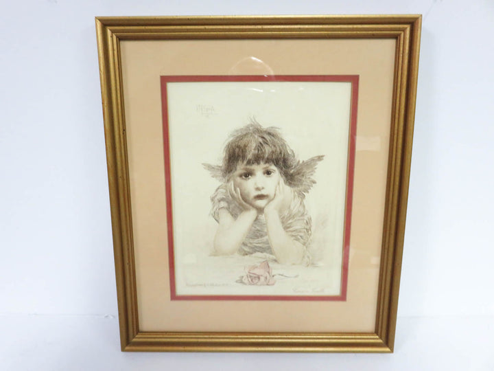 Antique "Cupid in Trouble" Print
