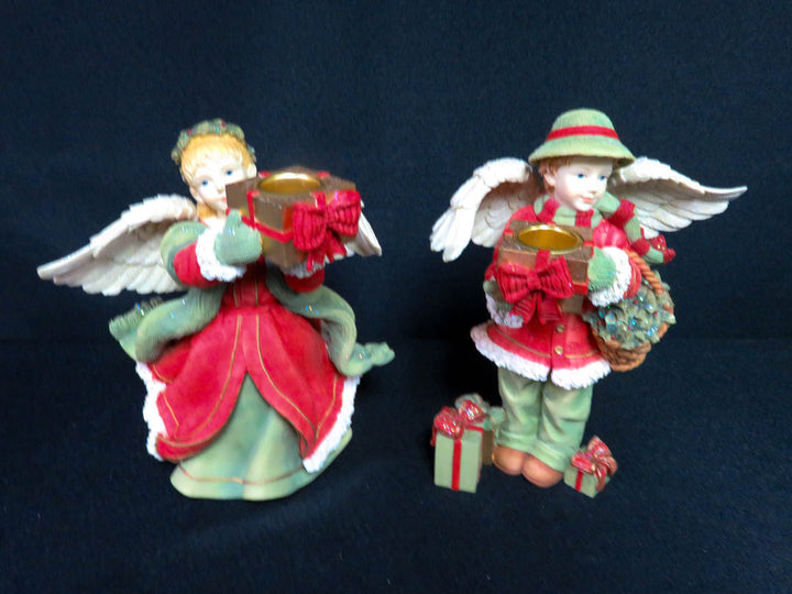 Betty Singer Christmas Candlesticks