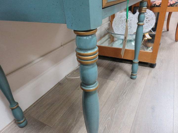 Jasper Cabinet Teal Roll-Top Desk