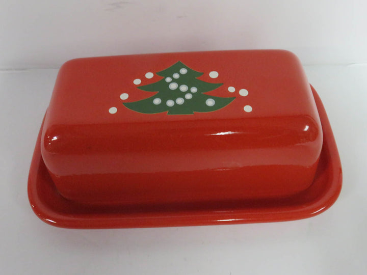 Waechtersbach Christmas Butter Dish