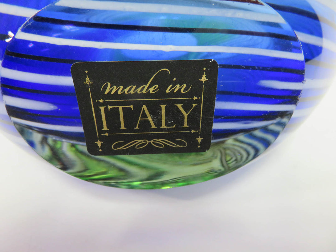 Swirled Art Glass Vase