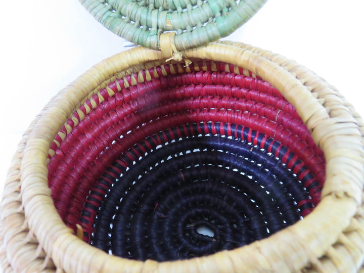 Colorful Coiled Basket