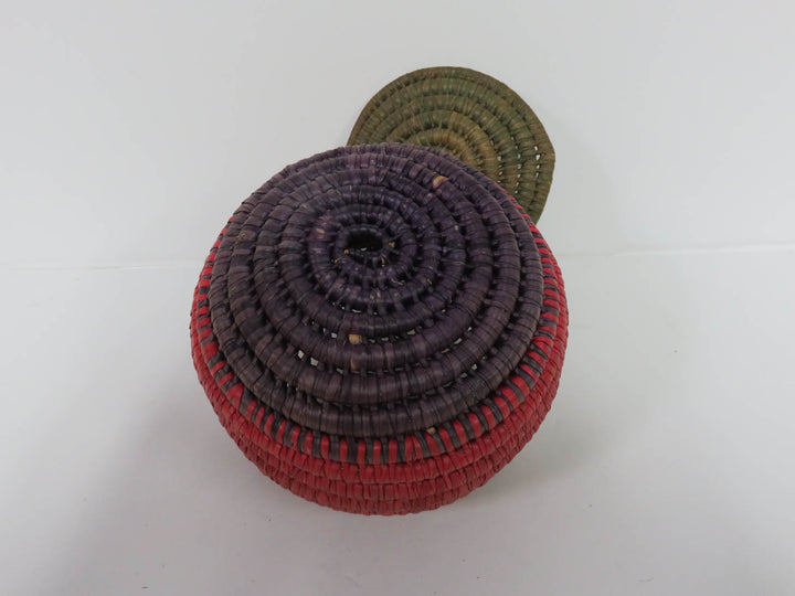 Colorful Coiled Basket
