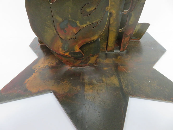 Metal Handcrafted Nativity Scene