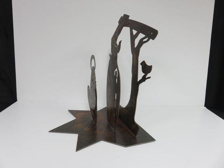 Metal Handcrafted Nativity Scene