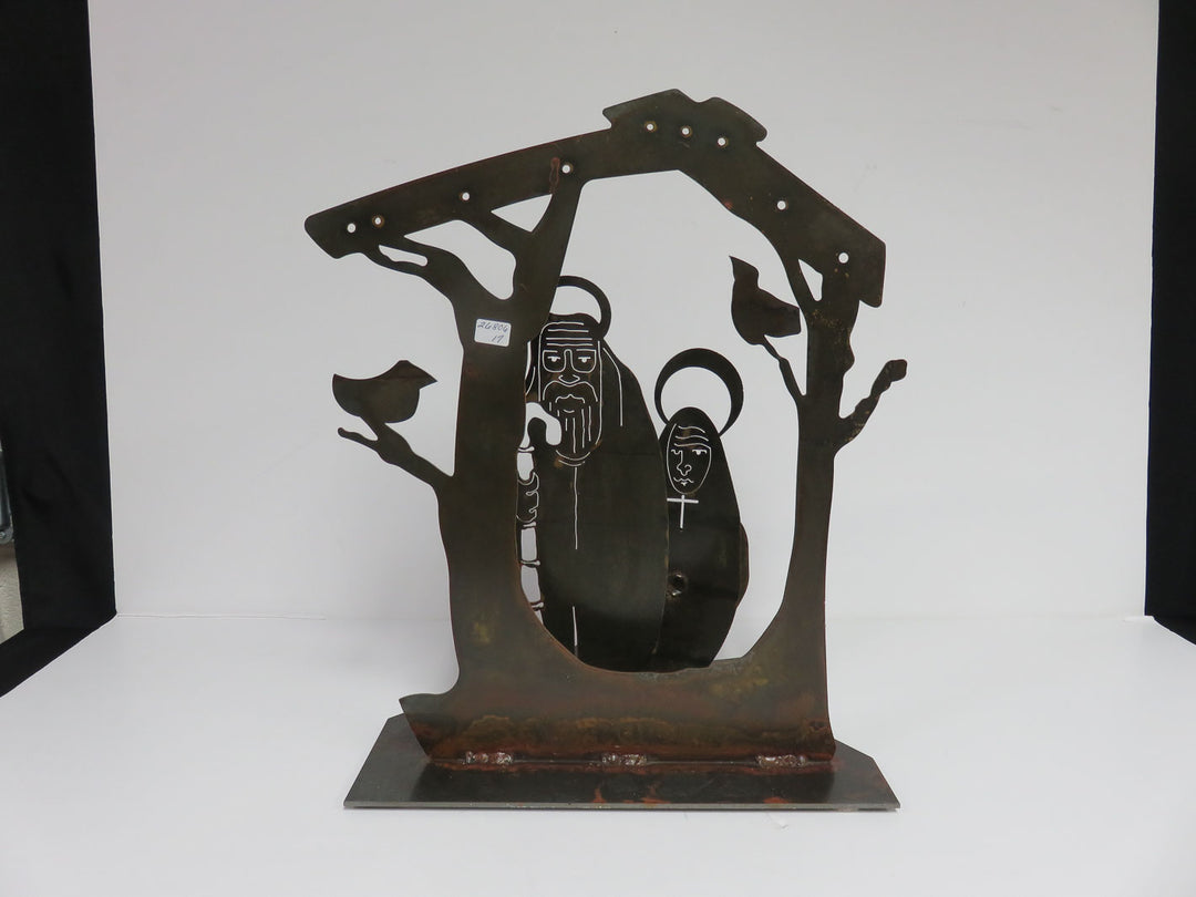 Metal Handcrafted Nativity Scene