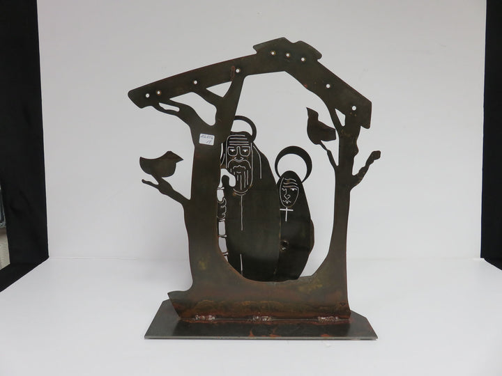 Metal Handcrafted Nativity Scene