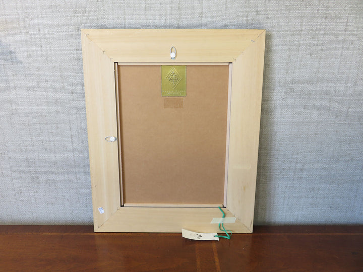 Distressed Framed Beveled Mirror