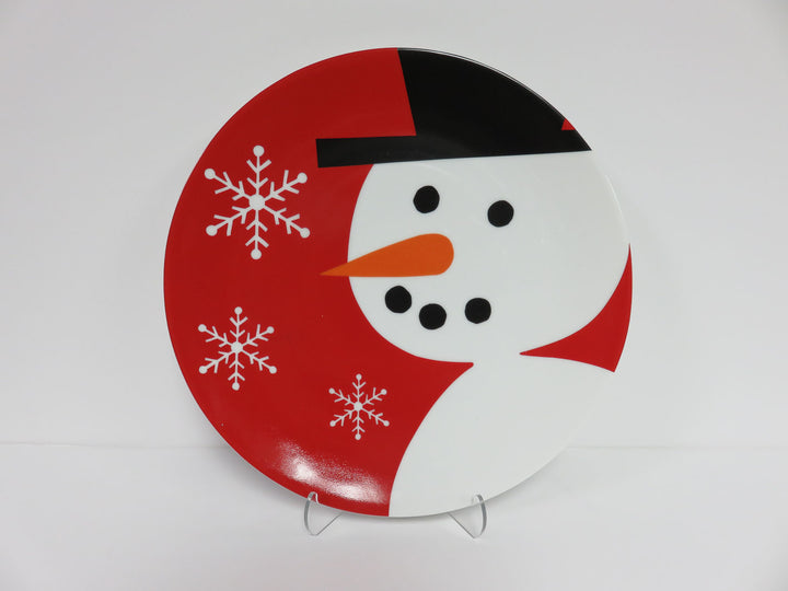 Crate & Barrel Snowman Platter