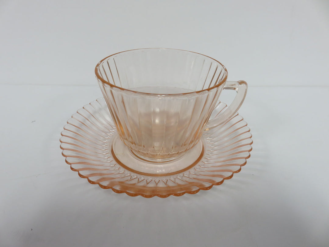 MacBeth-Evans Pink Glass Dish Set