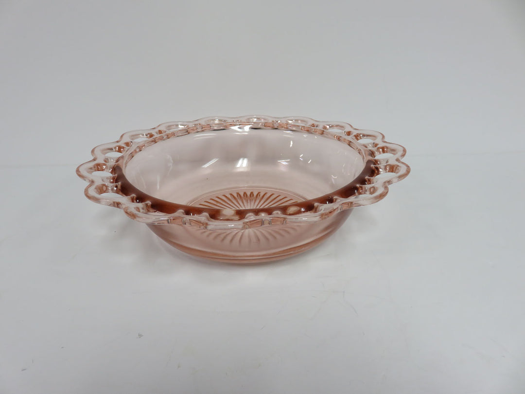 Anchor Hocking Pink Glass Bowl