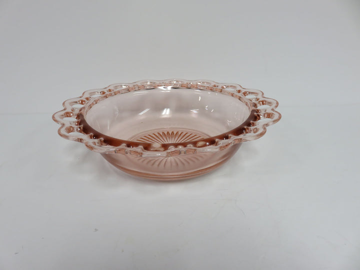Anchor Hocking Pink Glass Bowl