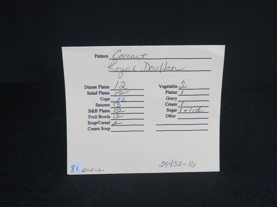 Royal Doulton China Set