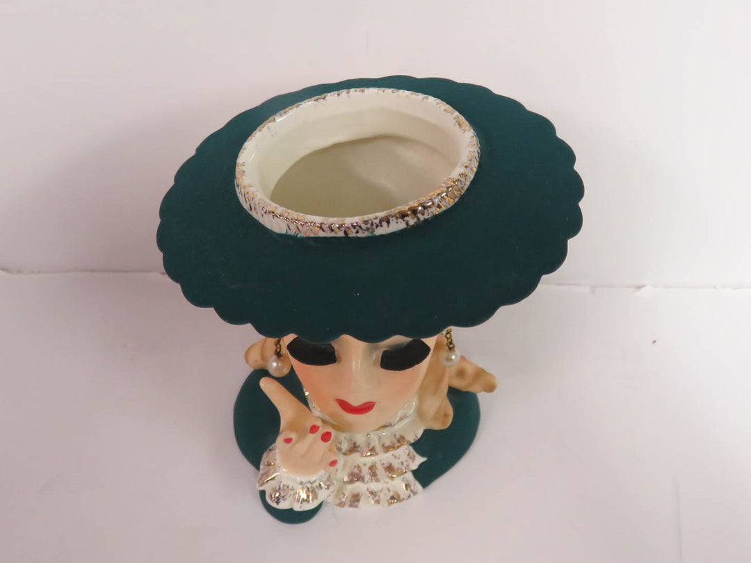 Napco Lady Head Vase