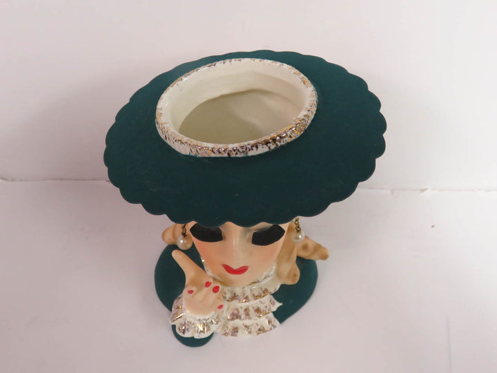 Napco Lady Head Vase