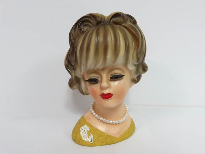 Napco Lady Head Vase