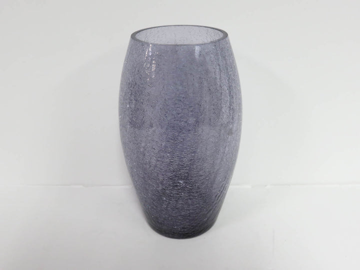 Amethyst Crackled Glass Vase