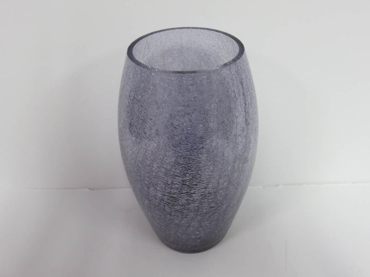 Amethyst Crackled Glass Vase