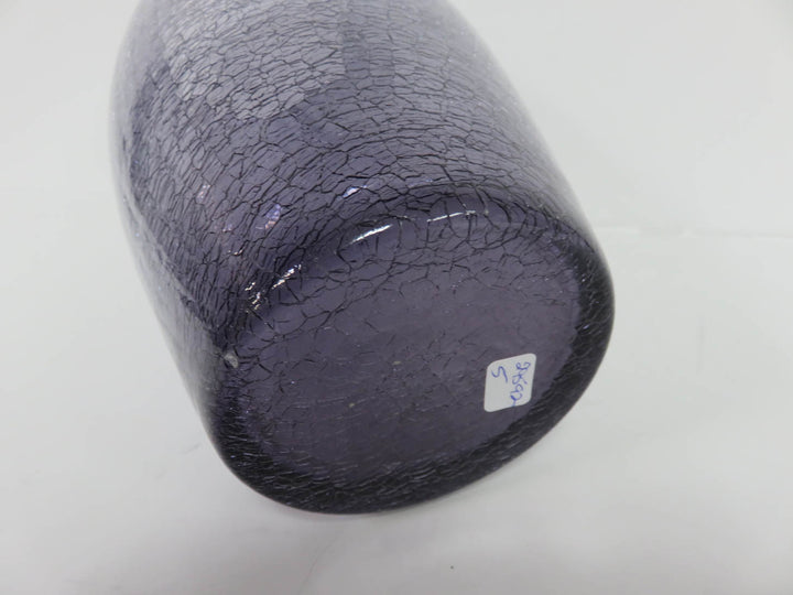 Amethyst Crackled Glass Vase