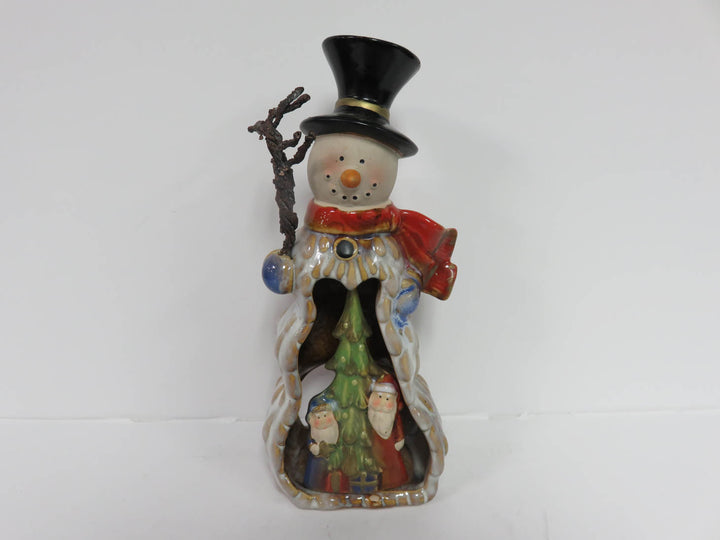 Snowman Votive