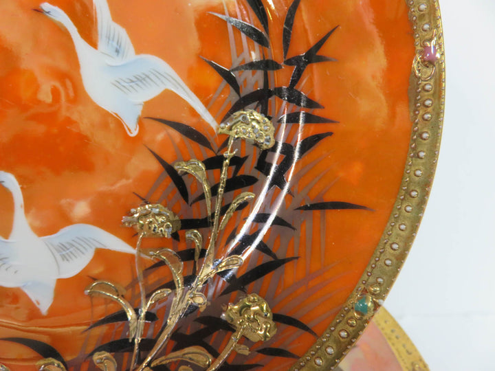 Vintage Japanese Lusterware Plates