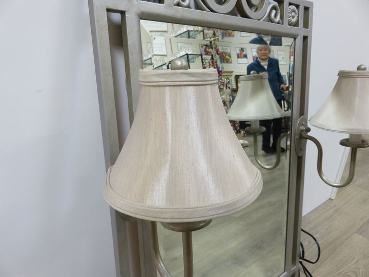 Hampton Bay Mirror with Sconces