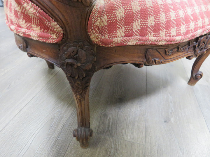 Vintage Upholstered Arm Chair