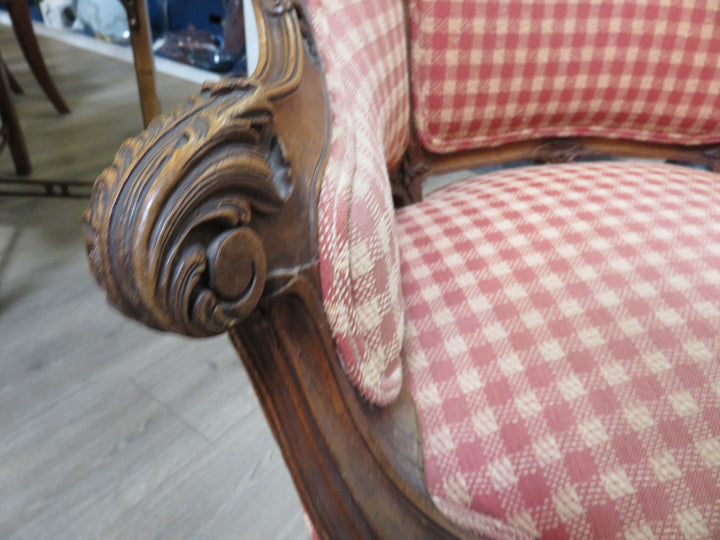 Vintage Upholstered Arm Chair