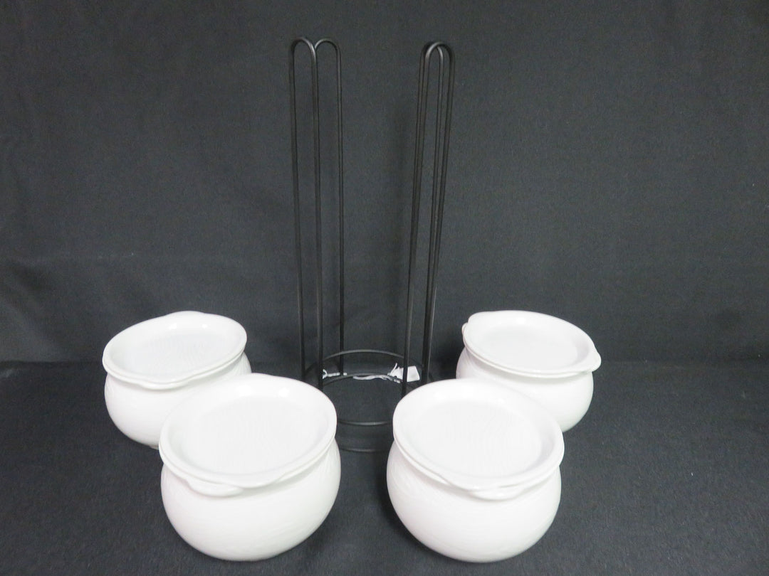 Stacking Bowls/Lids with Caddy