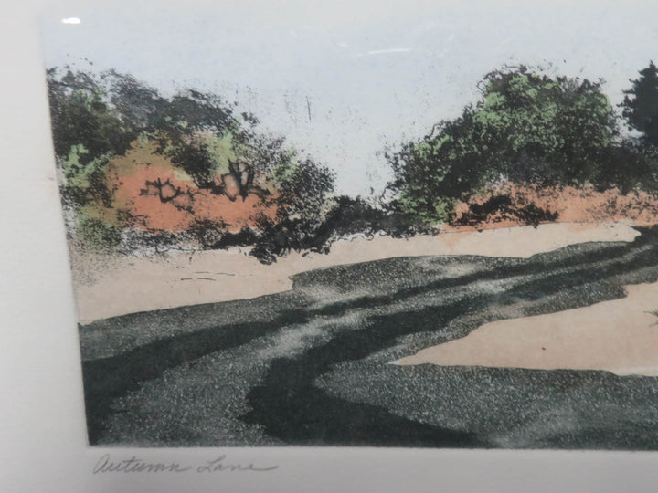 "Autumn Lane" Signed Jo Thompson Print