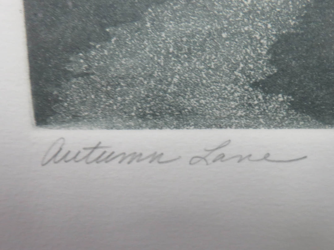 "Autumn Lane" Signed Jo Thompson Print