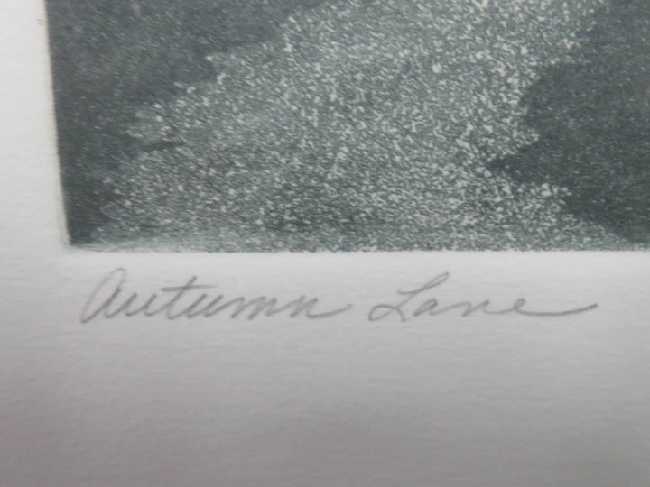 "Autumn Lane" Signed Jo Thompson Print