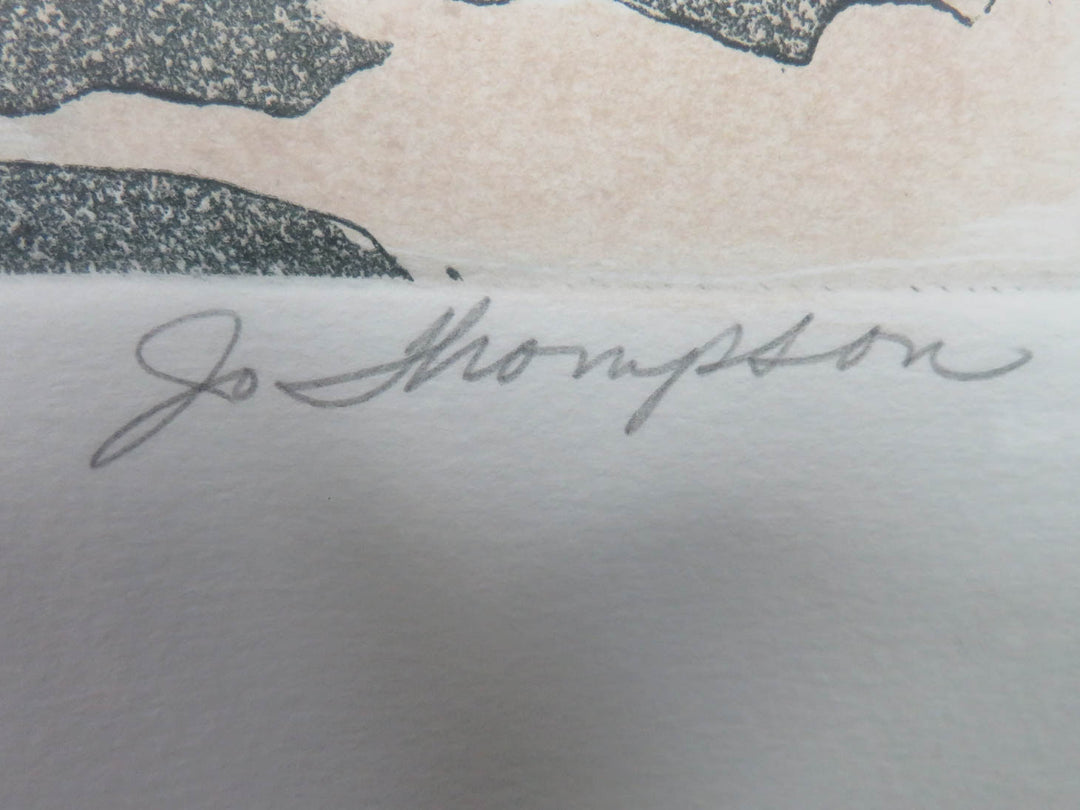 "Autumn Lane" Signed Jo Thompson Print