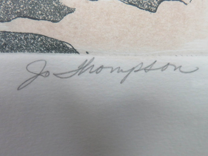 "Autumn Lane" Signed Jo Thompson Print
