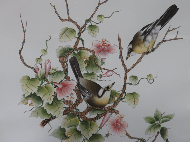 Signed Bird Print in Gold Frame