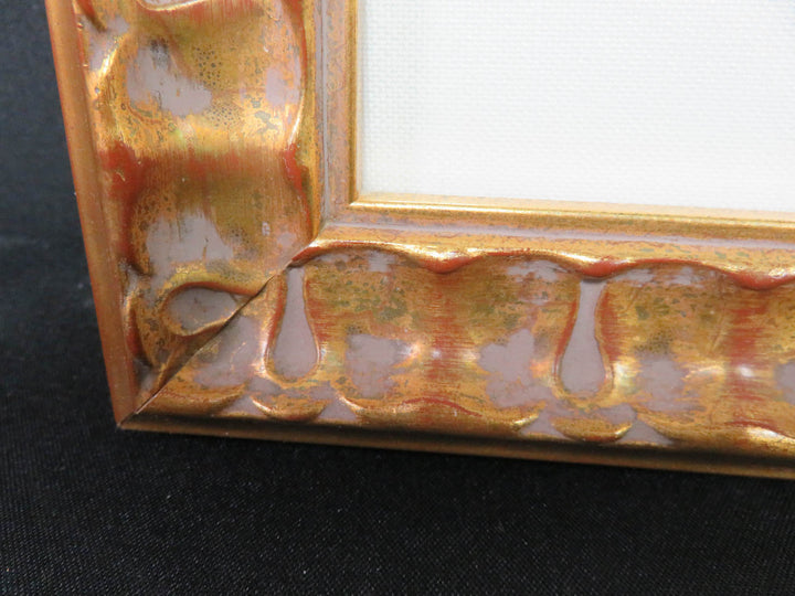Signed Bird Print in Gold Frame