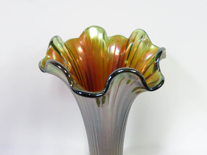Vintage Fluted Vase