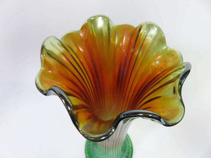 Vintage Fluted Vase