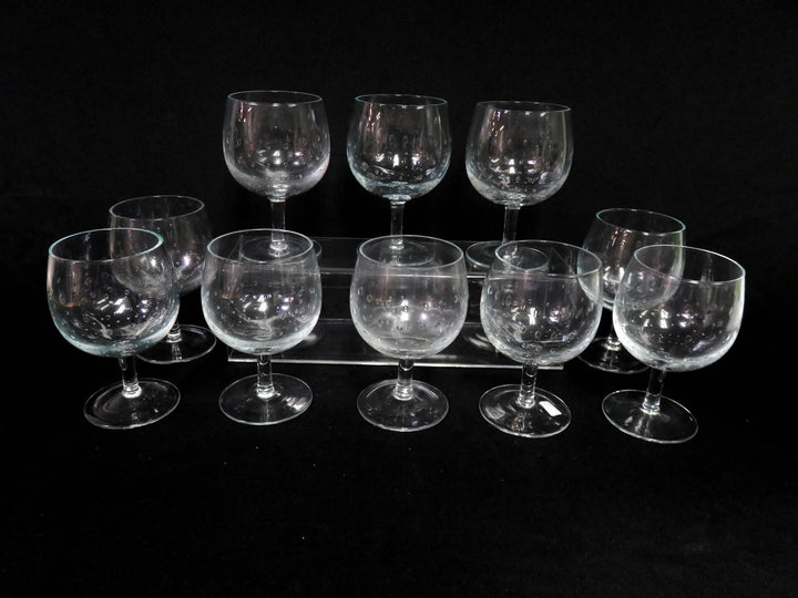 Crate & Barrel Bubble Glasses