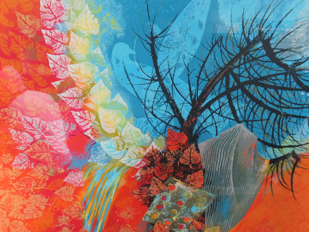 Abstract Serigraph by Shraga Weil