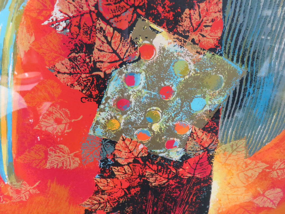 Abstract Serigraph by Shraga Weil