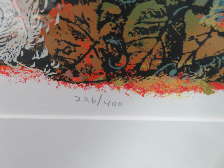 Abstract Serigraph by Shraga Weil