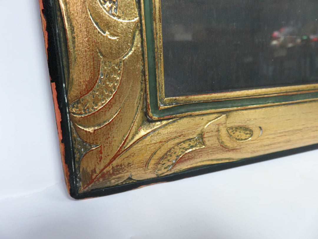 Antique Print - Autumn Landscape with Cows