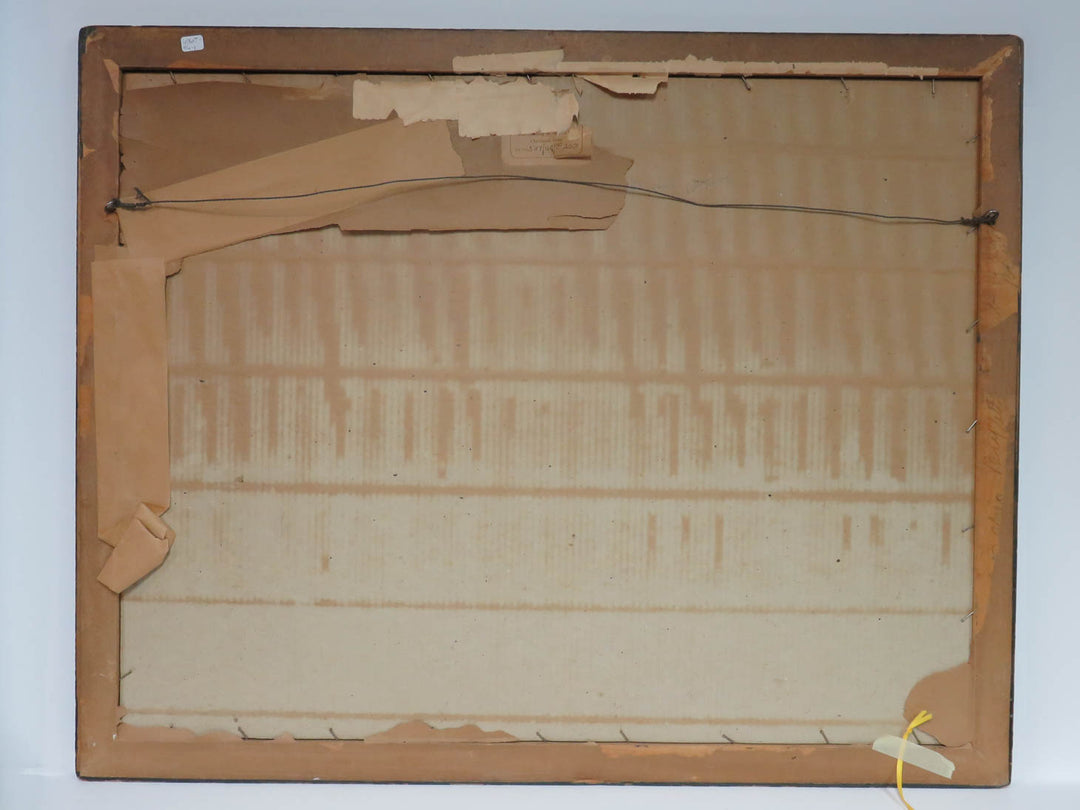 Antique Print - Autumn Landscape with Cows